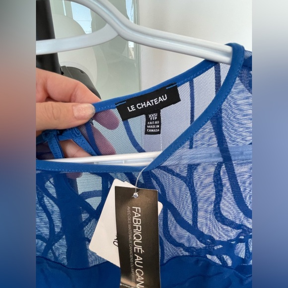 Blue Mini Dress - Picture 2 of 4